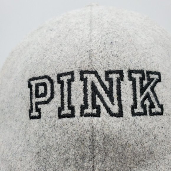 PINK Victoria's Secret Gray Wool Cap - Picture 2 of 10